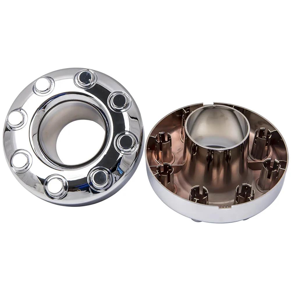 4X4 Open Chrome Wheel Center Hub Cap For Ford F-350 Dually Front 4X4 2005-2018